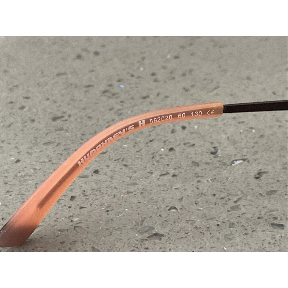 Eschenbach HUMPHREY'S H 582020 60-130 Eyeglasses Half rim bronze brown rectangle
